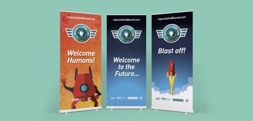 Ingenuity and Beyond - Roll Up banners