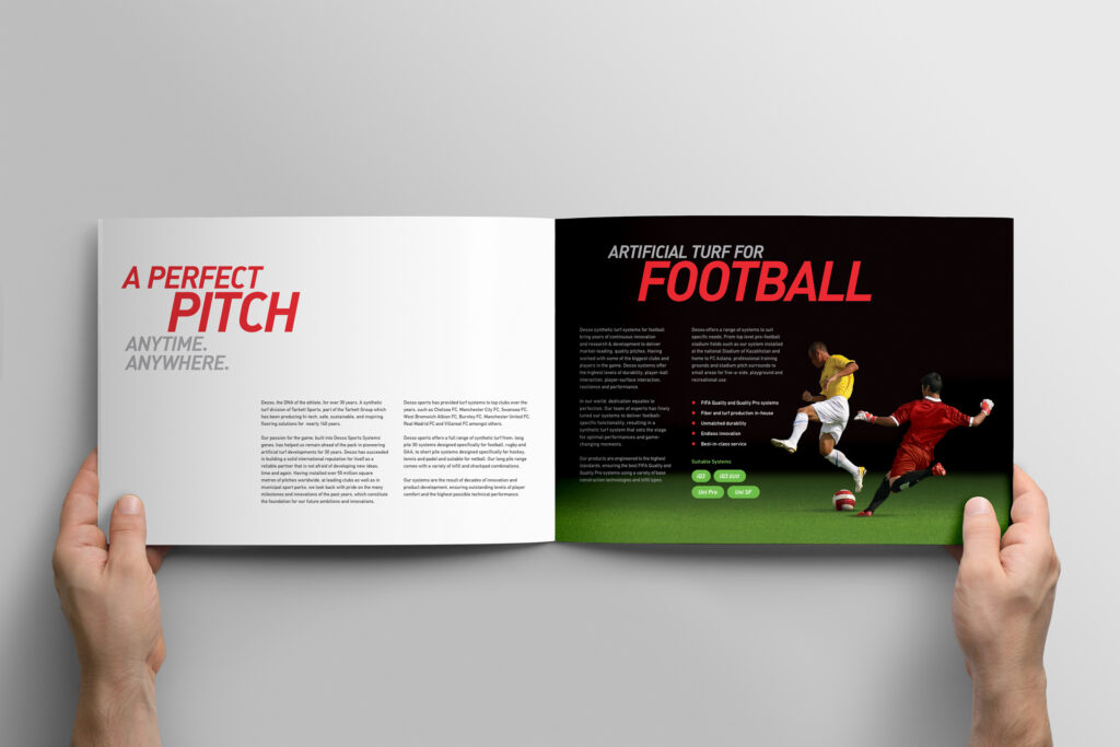 Desso Brochure Inner page spread