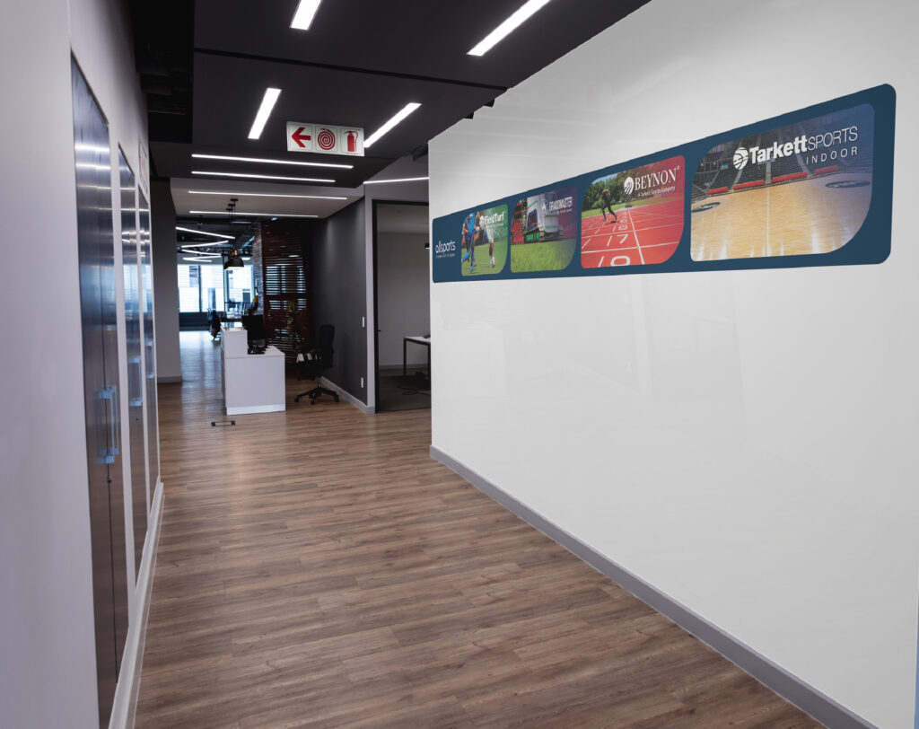 Allsports Office wall banner